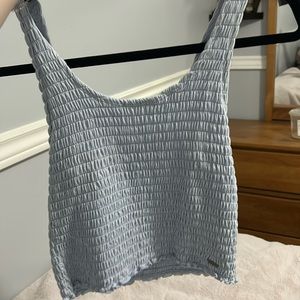 baby blue tank top